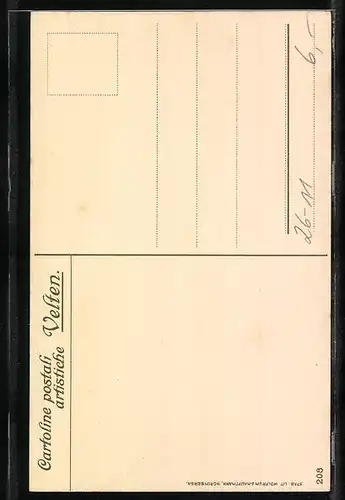 Künstler-AK Manuel Wielandt: Nervi, Küstenpartie