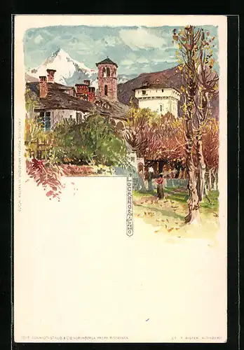 Künstler-AK Manuel Wielandt: Lorcarno, Castello di Ferro