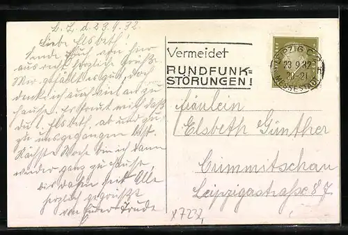 AK Bad Lausick, Genesungsheim, Gebäudeansicht