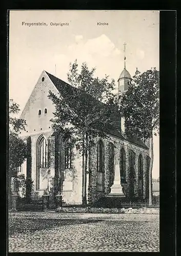 AK Freyenstein /Ostprignitz, Die Kirche