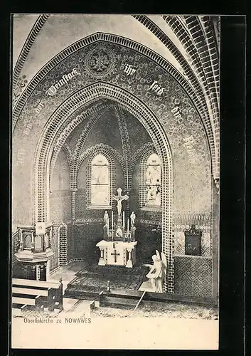 AK Nowawes, Oberlinkirche, Innenansicht