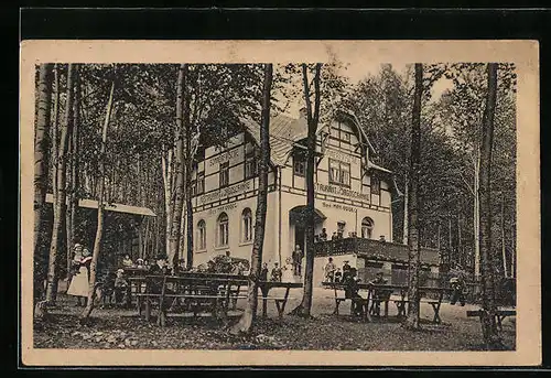 AK Ehrenfriedersdorf, Restaurant zur Jagdschänke im Wald