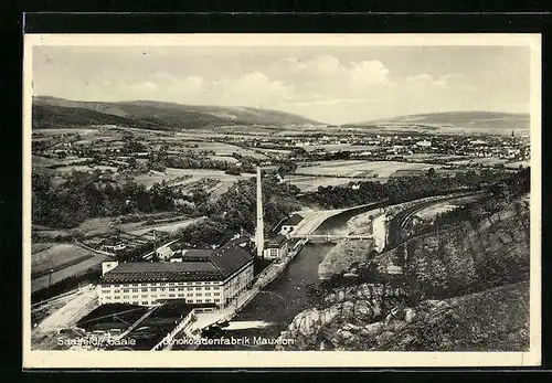 AK Saalfeld /Saale, Schokolandenfabrik Mauxion