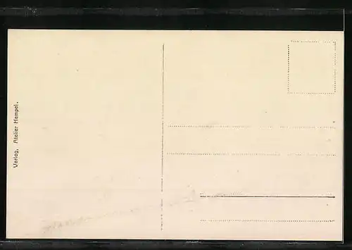 AK Pössneck, Für Heimat und Vaterland v. H. u. A. Schmidt, Erstaufführung 1916, Kriegshilfe