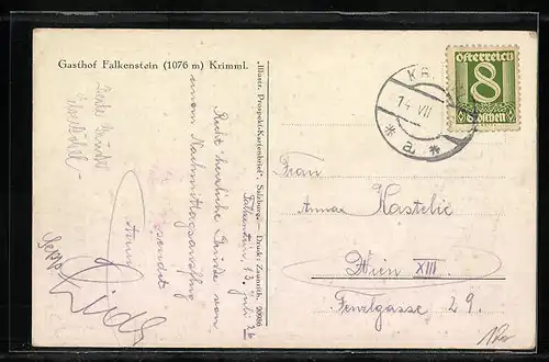 AK Krimml, Gasthof Falkenstein