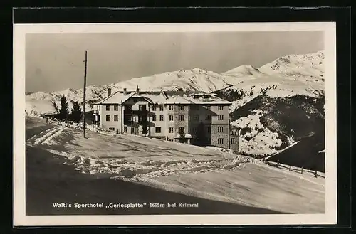 AK Krimml, Waltl`s Sporthotel Gerlosplatte