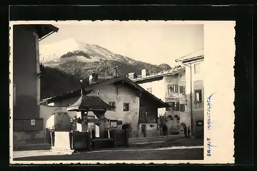 AK Rauris, Partie am Marktplatz
