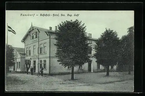 AK Pansdorf, Bahnhofs-Hotel