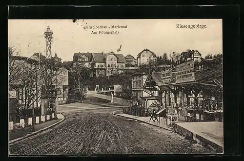 AK Schreiberhau i. Mariental, Am Königsplatz