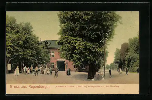 AK Rugenbergen, Reumanns Gasthof von Otto Lüth