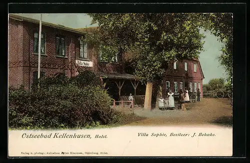 AK Kellenhusen i. Holst., Hotel Villa Sophie von J. Behnke