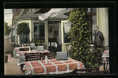 AK Hamburg-Neustadt, Vegetarisches Restaurant Schubarth, Neuerwall 131