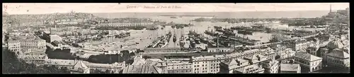 Klapp-AK Genova, Panorama del Porto da S. Roco