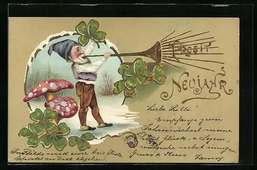 AK Zwerg begrüsst das neue Jahr mit einem Fanfarenstoss