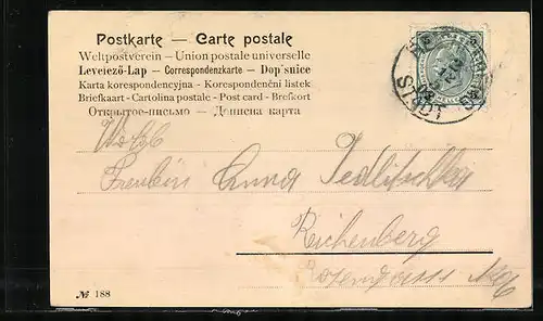 AK Baby in Badewanne mit Bernhardiner