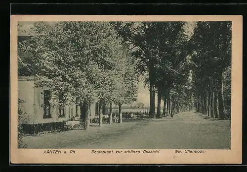 AK Xanten a. Rh., Restaurant zur schönen Aussicht