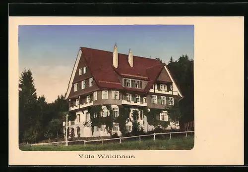 AK Sulzbrunn /Allgäu, Ortspartie mit Villa Waldhaus