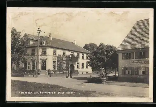 AK Rötenbach /Schwarzwald, Haus Manock
