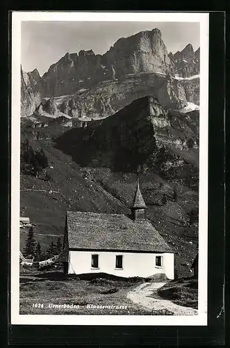 AK Urnerboden, Partie entlang der Klausenstrasse