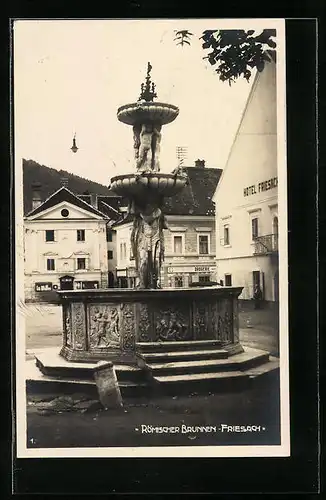 AK Friesach, Römischer Brunnen