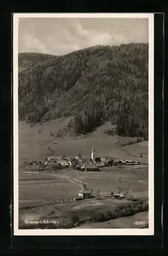 AK Gnesau, Blick auf das Dorf