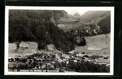 AK Döllach im Mölltall, Gesamtansicht mit Sonnblick