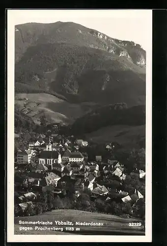 AK Ybbsitz /Niederdonau, Ortsansicht gegen Prochenberg