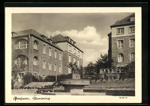 AK Pforzheim, Partie am Blumenhof