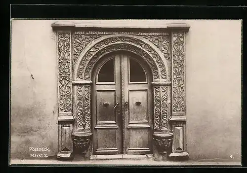 AK Pössneck, Portal Markt 2