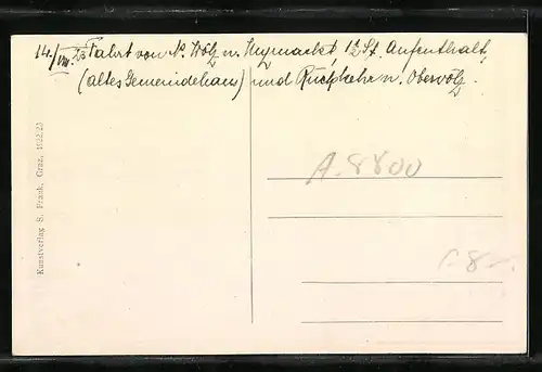 AK Unzmarkt, Gesamtansicht aus der Vogelschau