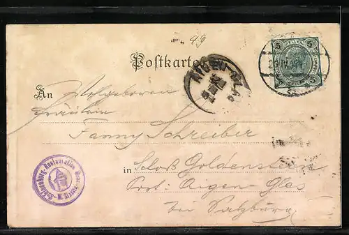 AK Graz, Schlossberg-Uhrturm mit Stadtpanorama