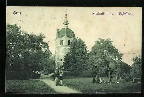 AK Graz, Glockenturm am Schlossberg