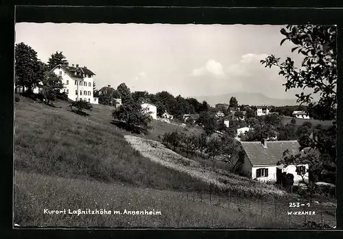 AK Lassnitzhöhe, Ortspartie mit Hotel-Pension Annenheim