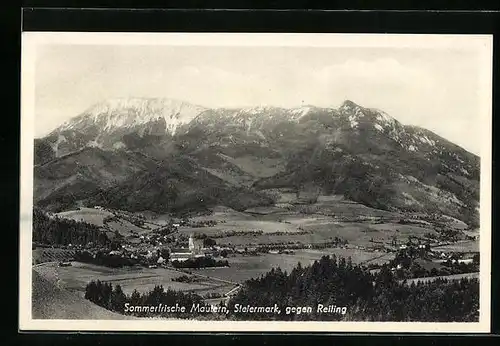 AK Mautern, Fernansicht gegen Reiting