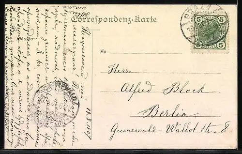 AK Graz, Bismarckplatz mit Blick auf Kirche