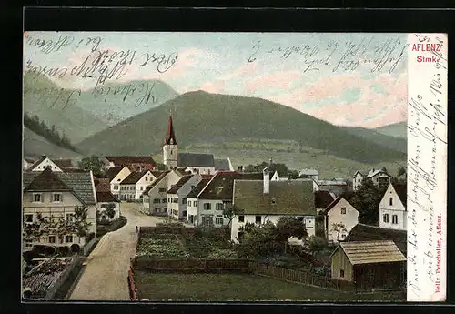 AK Aflenz, Teilansicht mit Strasse