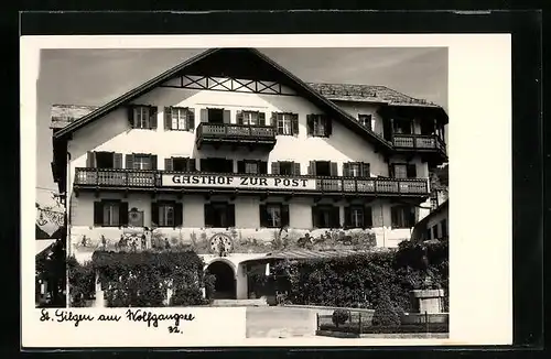 AK St. Gilgen am Wolfgangsee, Gasthof zur Post