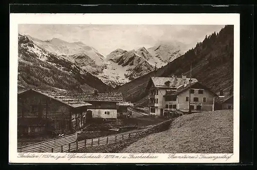 AK Ferleiten, Bernstiner`s Tauerngasthof g. d. Pfandlscharte und Fuscherkaar