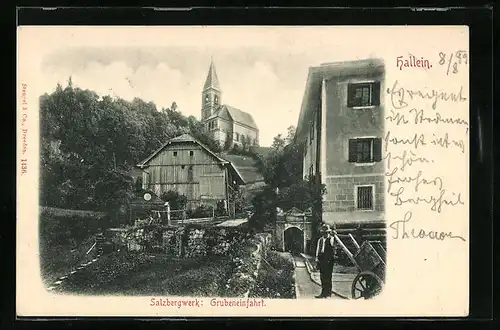 AK Hallein, Salzbergwerk, Grubeneinfahrt