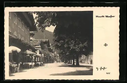 AK Werfen, Strassenpartie mit Restaurant