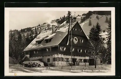 AK Saalbach, Akademiker-Schihütte