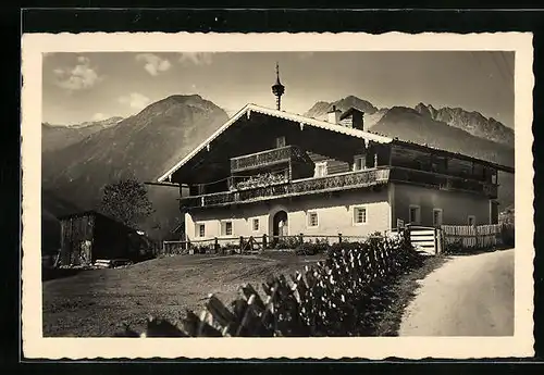 AK Krimml im Pinzgau, Gasthof Endlehen mit Alpenlandschaft
