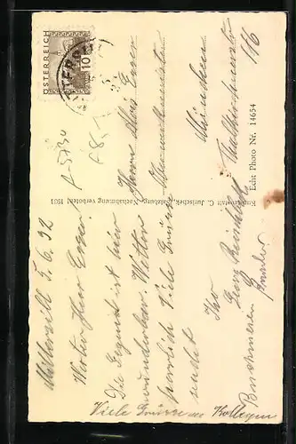 AK Mittersill, Brücke mit Schloss