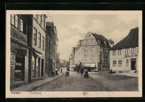 AK Itzehoe, Strassenpartie am Sandberg