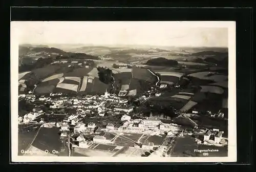AK Gallspach, Fliegeraufnahme des Ortes