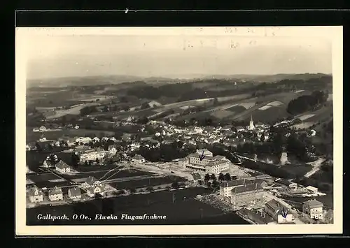 AK Gallspach, Elweka, Fliegeraufnahme