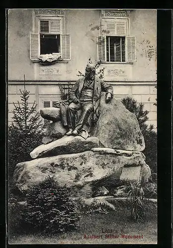 AK Linz a. D., Adalbert Stifter-Monument