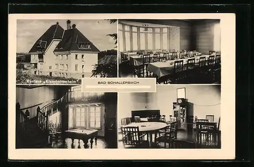 AK Bad Schallerbach, Kurhaus Eisenbahnerheim