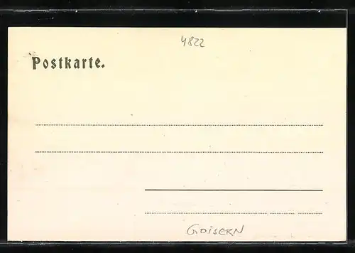 AK Goisern, Teilansicht mit Schwefelbad und ewiger Wand