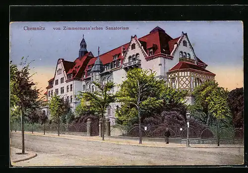 AK Chemnitz, Von Zimmermann`sches Sanatorium